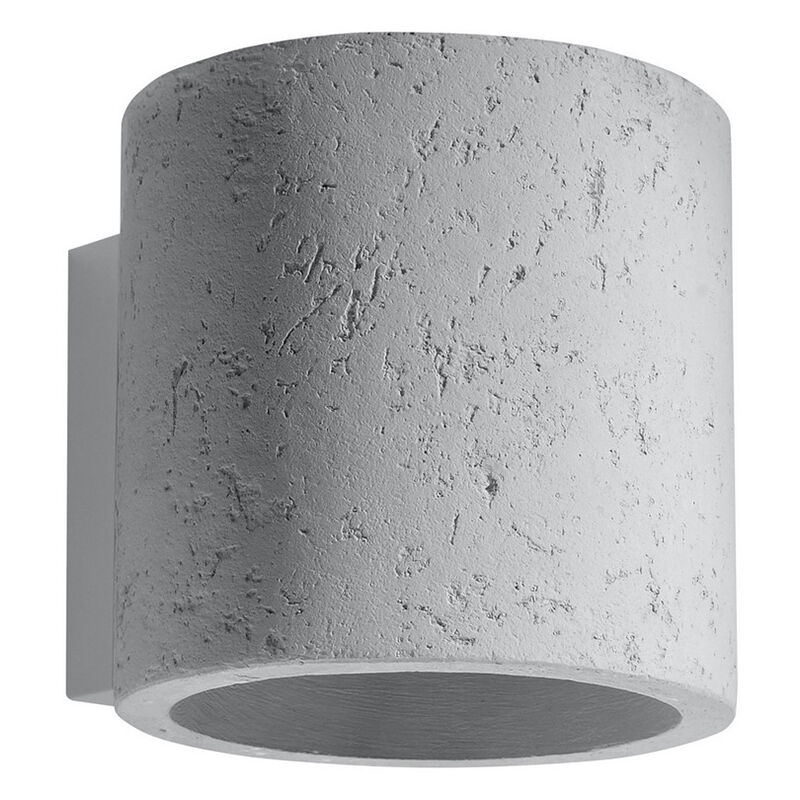 Applique up and down en béton grise, Amely