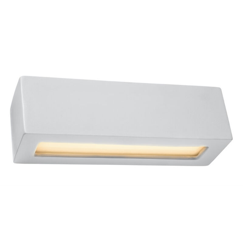 Applique up and down en verre grise, Emmaly