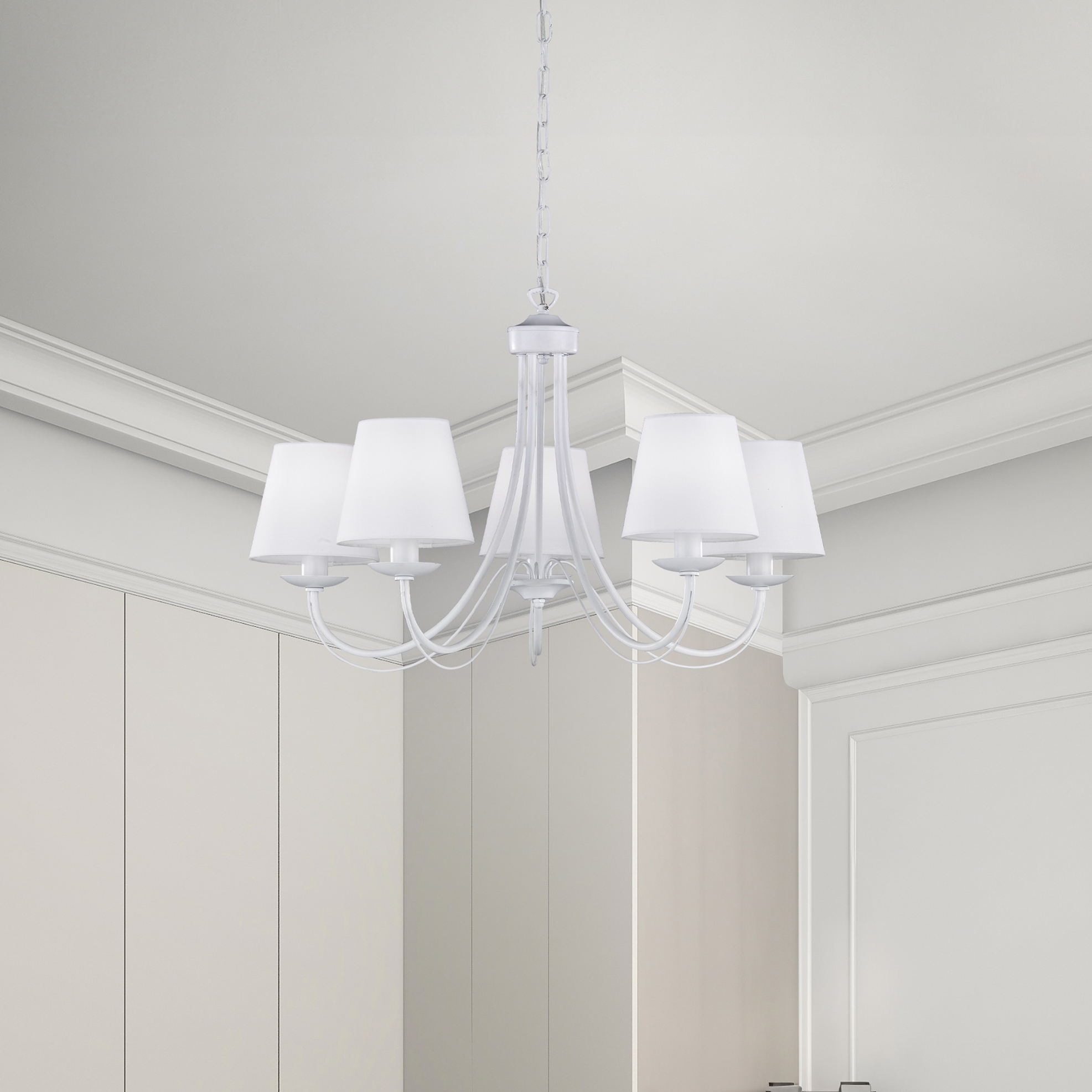 Lustre classique blanc, Aycan