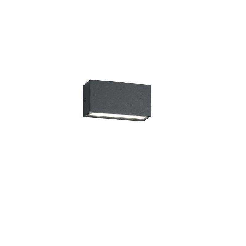 Luminaire extérieur moderne anthracite, Seby, 10W, 3000K LED, IP65