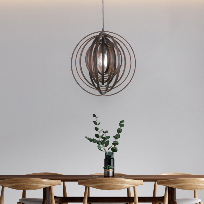 Suspension moderne marronne, Xoelle