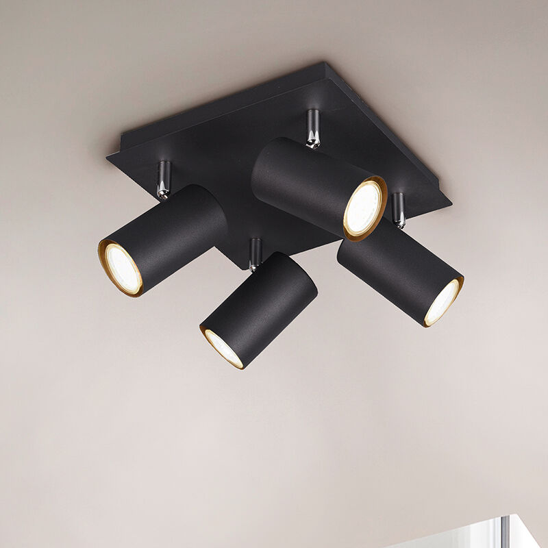 Spot plafond moderne noir, Kaso