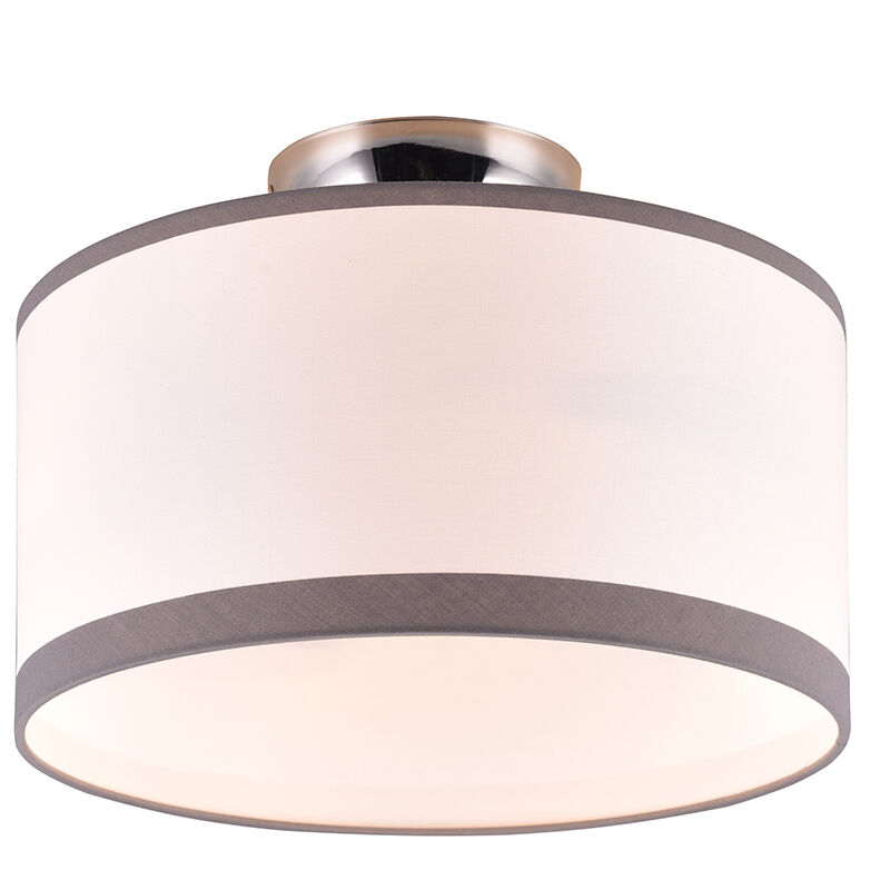 Lampe plafond moderne blanche, Denley