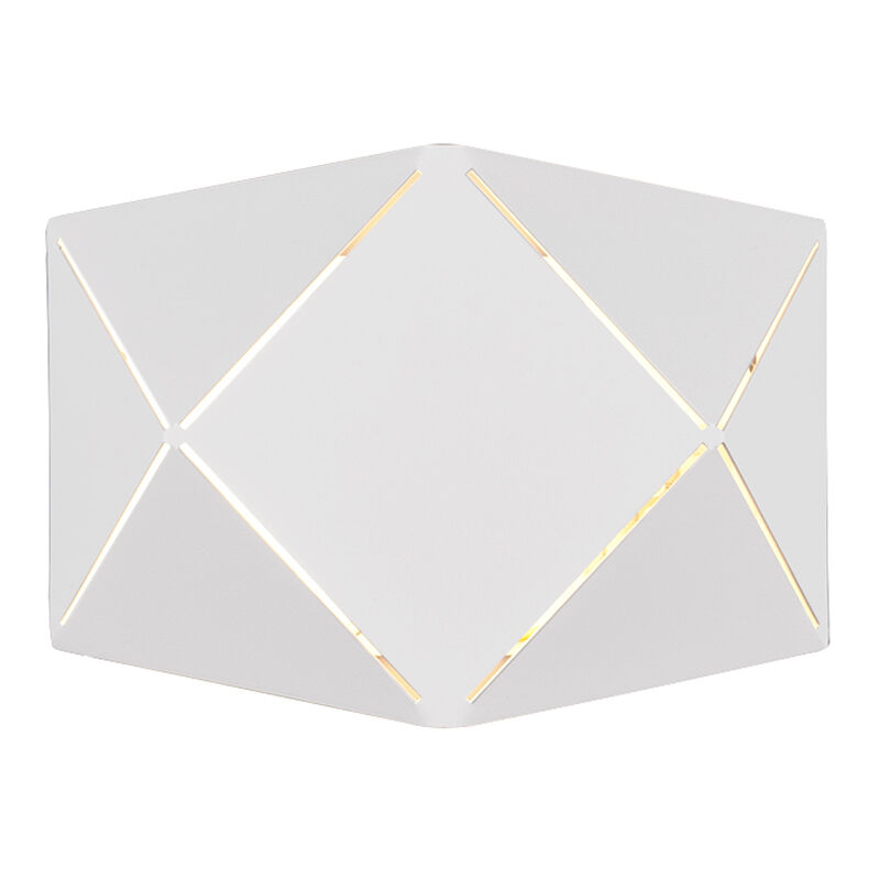 Applique murale moderne blanche, Soloro, 6W, 3000K LED