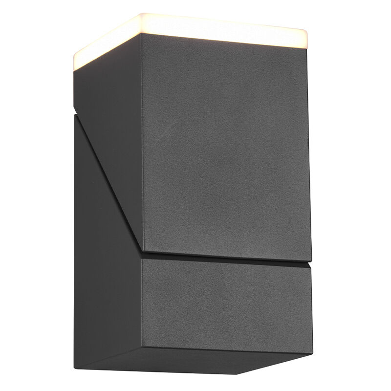 Luminaire extérieur moderne anthracite, Liron, 7W, 3000K LED, IP54