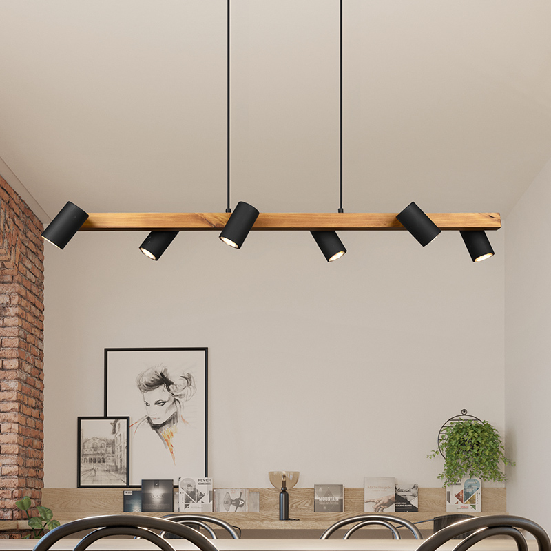Suspension moderne noire, Kaso