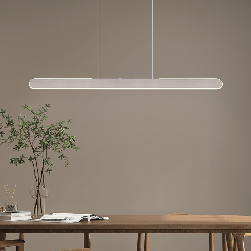 Suspension moderne chromée, Dwayn, 28W, blanc chaud à froid réglable LED