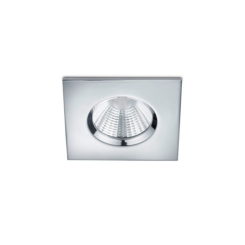 Spot encastré salle de bain moderne chromé, Iman, 5W, 3000K LED, IP65