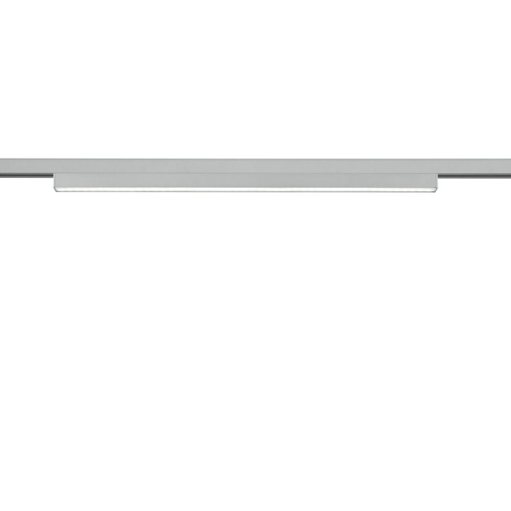 Lampe à pince grise Chloé pour éclairage sur rail biphasé