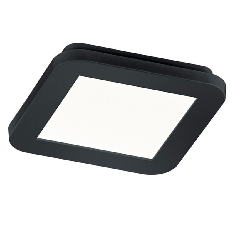 Plafonnier salle de bain moderne blanc, Gistrup, 10W, 3000K LED, IP44