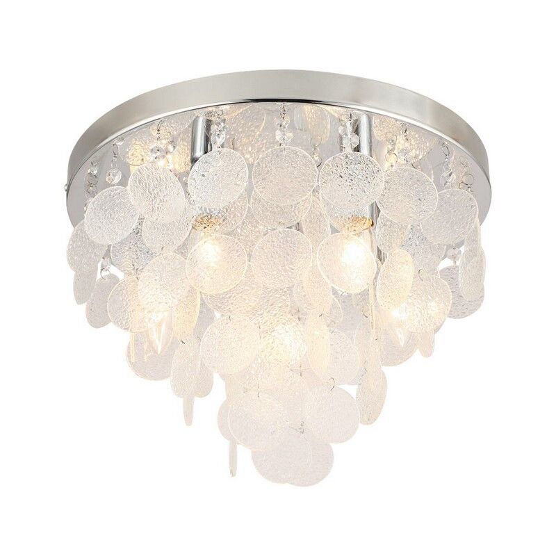 Lampe plafond chromée design, Mirac