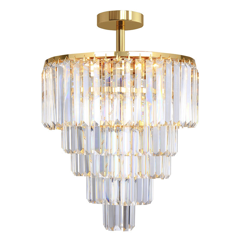 Plafonnier doré design, Kajol