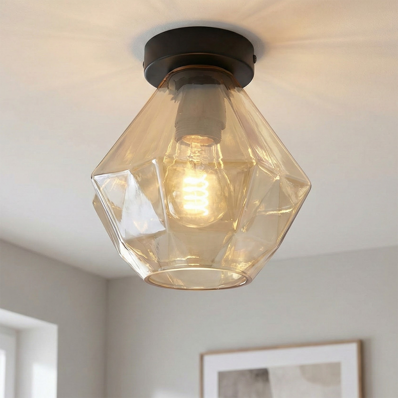 Plafonnier ambre rétro, Anoek Plafonnier ambre rétro, Anoek