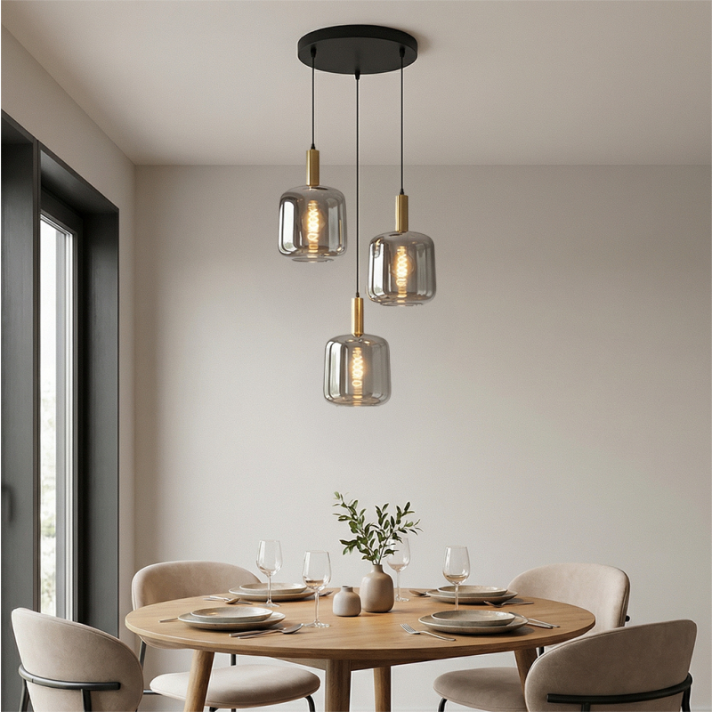 Suspension grise moderne, Keanu
