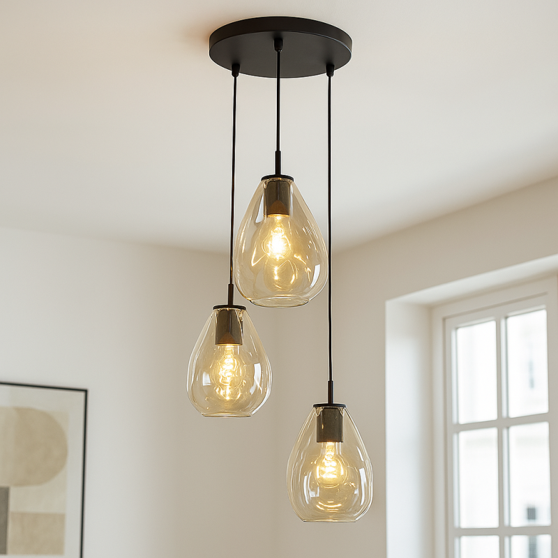 Suspension ambre design, Evito