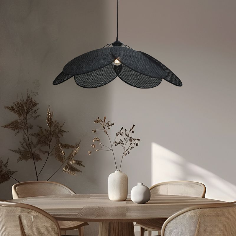 Suspension en rotin noire, Rowen Suspension en rotin noire, Rowen