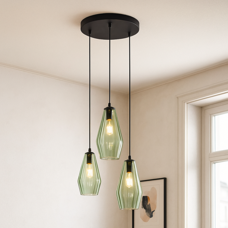 Suspension verte moderne, Aimee Suspension verte moderne, Aimee