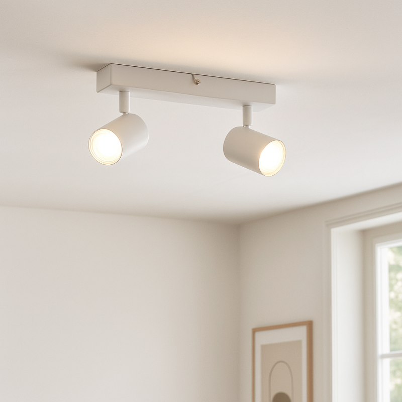 Spot plafond blanc moderne, Elena Spot plafond blanc moderne, Elena
