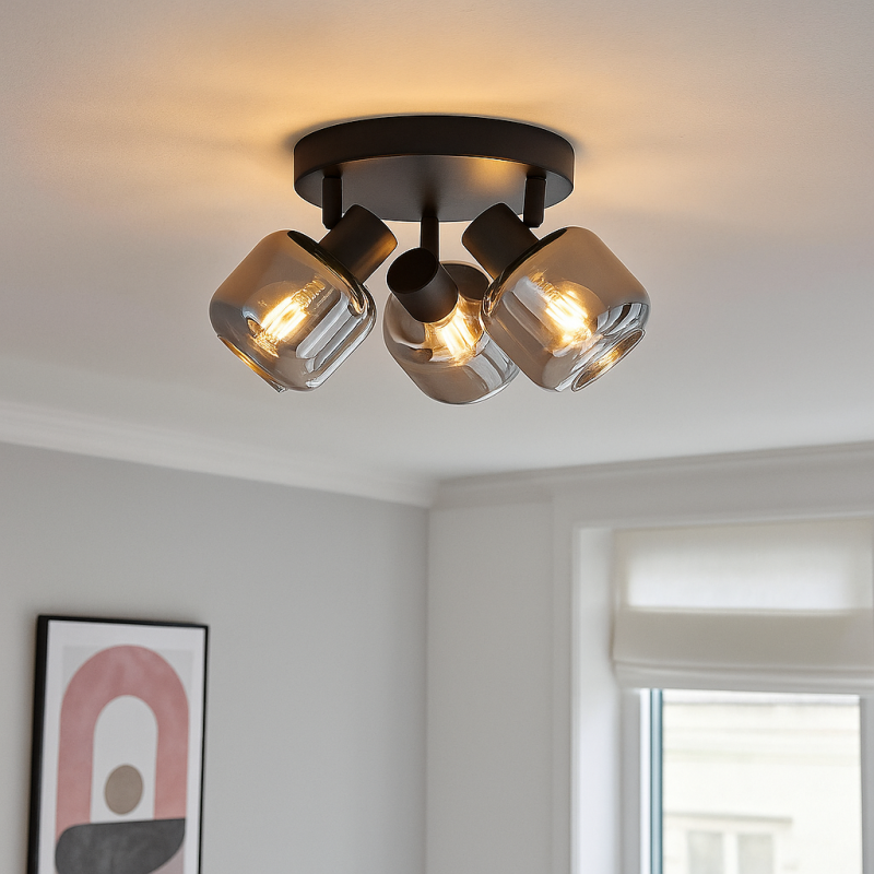 Spot plafond noir moderne, Craig