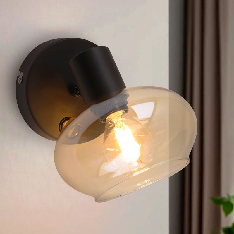 Spot mural ambre design, Skip, avec interrupteur