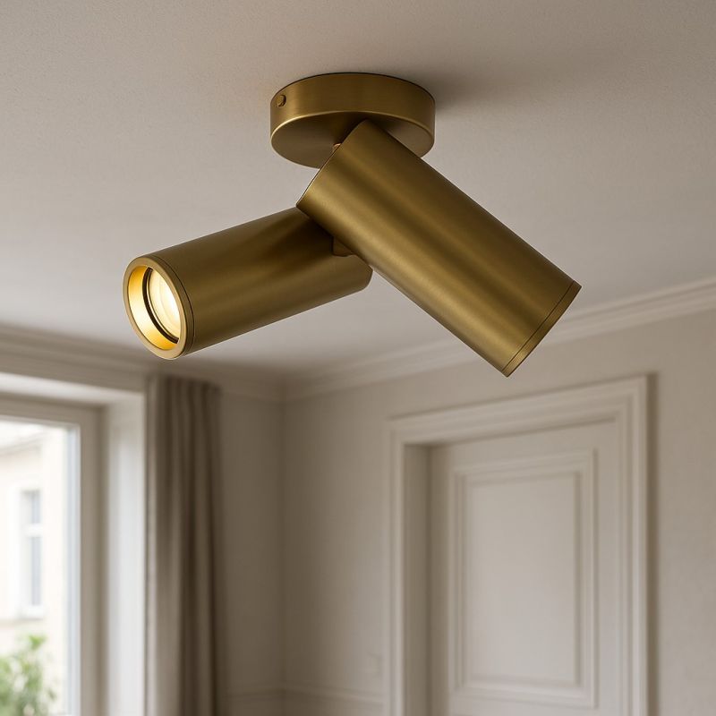 Spot plafond laiton moderne, Nadi Spot plafond laiton moderne, Nadi