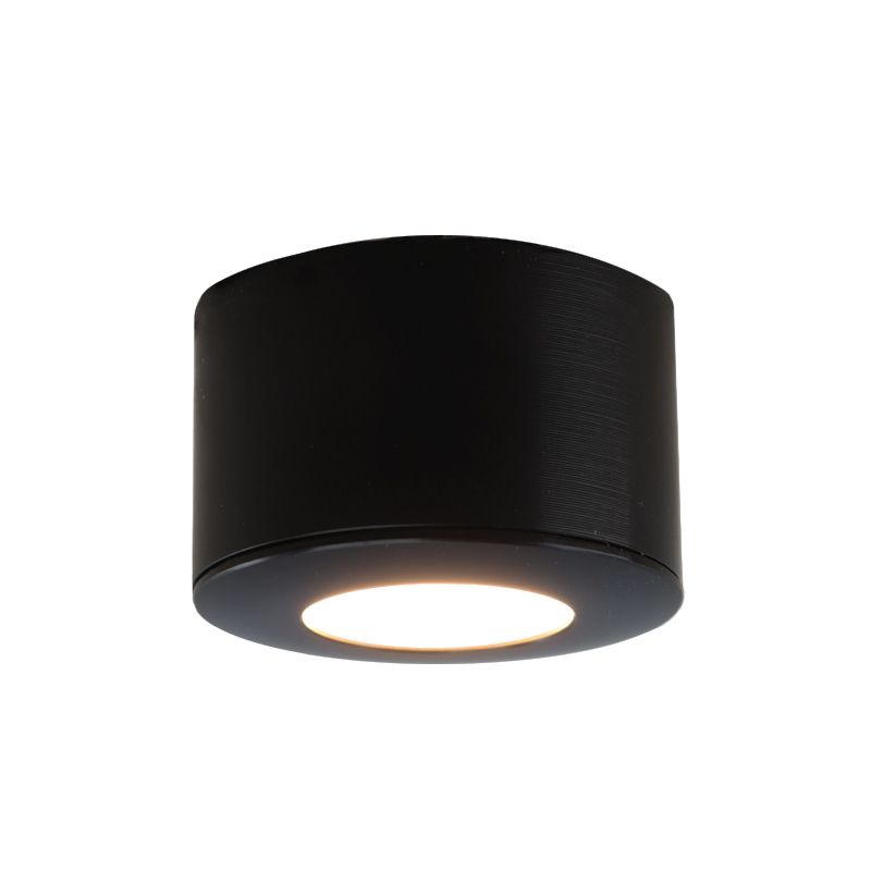 Spot en saillie veranda ronds noir Vasso, IP44, gradable Spot en saillie veranda ronds noir Vasso, IP44, gradable