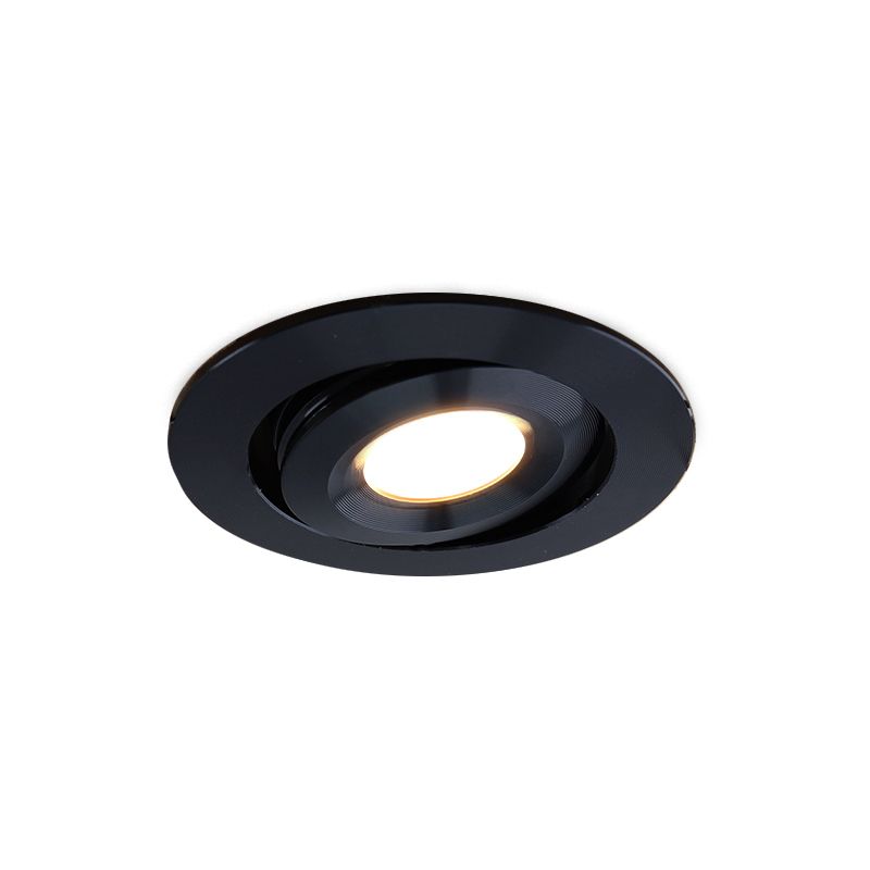 Rona spot encastré veranda orientable, IP44, gradable, noir