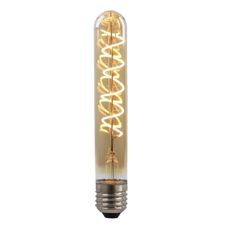 Olucia ampoule LED tube E27 gradable Damien, ambre, 4W, 2200K Olucia ampoule LED tube E27 gradable Damien, ambre, 4W, 2200K