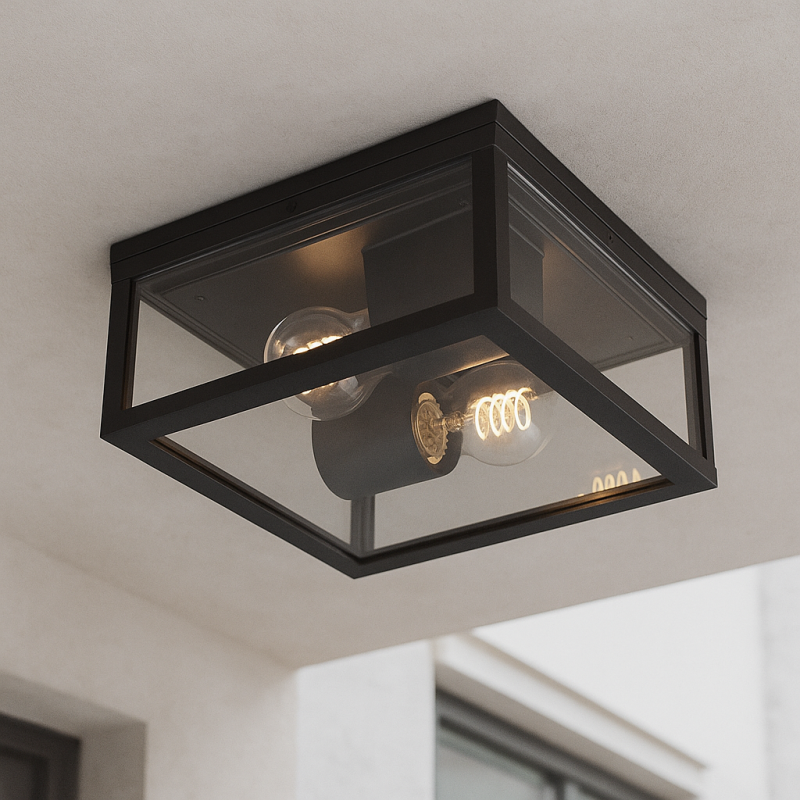 Luminaire extérieur noir moderne, Ivanka, IP44 Luminaire extérieur noir moderne, Ivanka, IP44