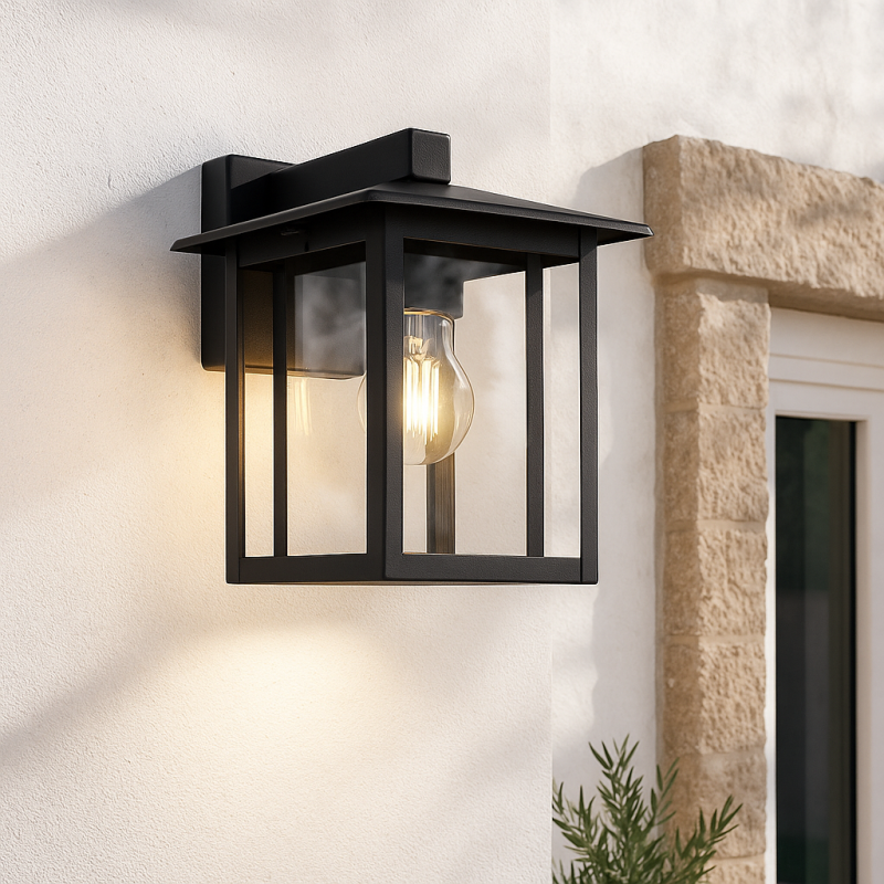 Luminaire extérieur noir moderne, Amalie, IP54 Luminaire extérieur noir moderne, Amalie, IP54