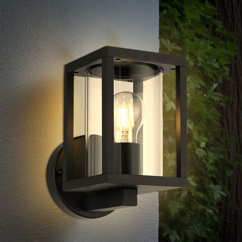 Luminaire extérieur noir moderne, Amalie, IP54