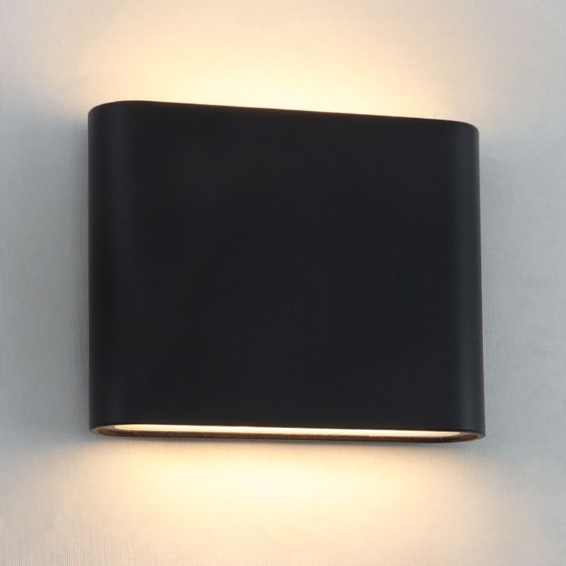 Luminaire extérieur noire moderne, Cailey, 6W, 3000K LED, IP54
