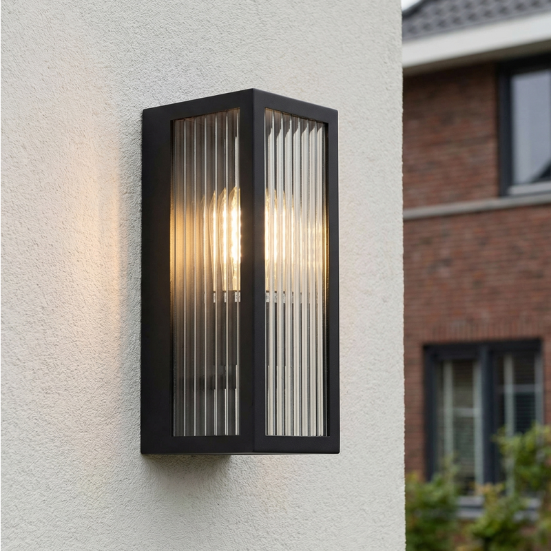 Luminaire extérieur noir moderne, Senne, IP44 Luminaire extérieur noir moderne, Senne, IP44