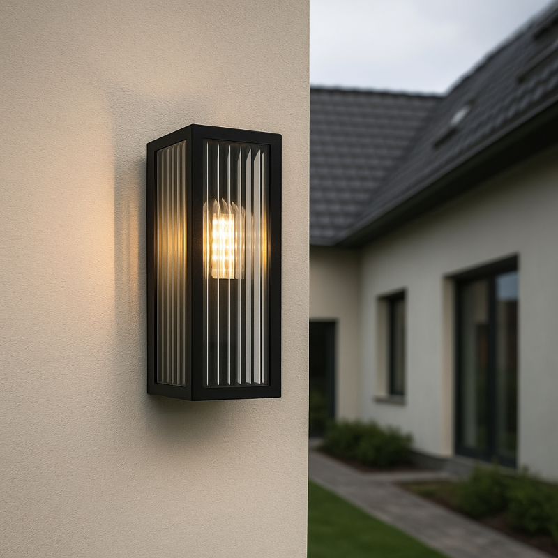 Luminaire extérieur noir moderne, Senne, IP44 Luminaire extérieur noir moderne, Senne, IP44