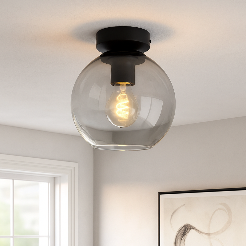 Plafonnier gris design, Giada