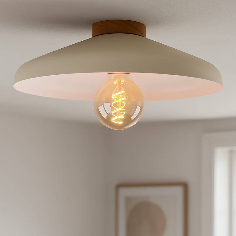 Plafonnier beige rustique, Freddie Plafonnier beige rustique, Freddie