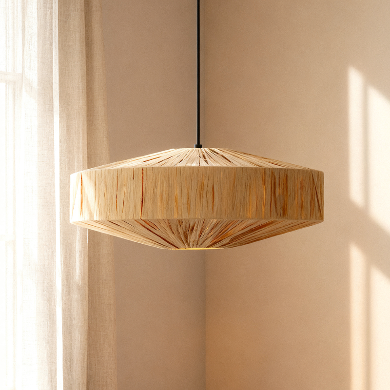 Suspension en papier marronne, Daisy