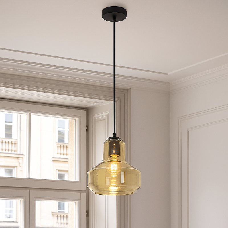 Suspension ambre design, Sabina