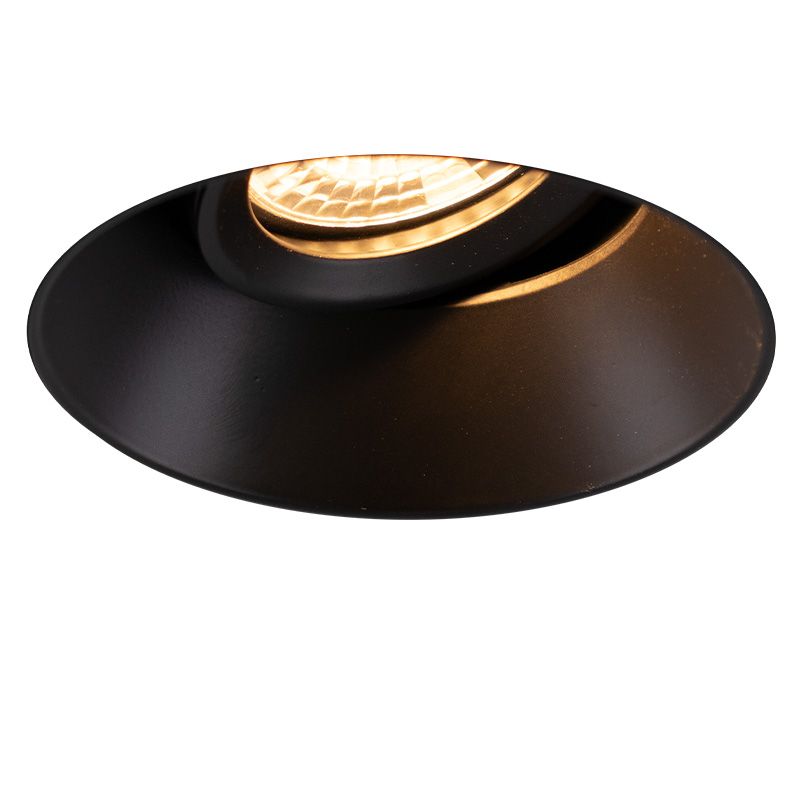 Spot encastré sans bord noir en aluminium, Sanaz Spot encastré sans bord noir en aluminium, Sanaz