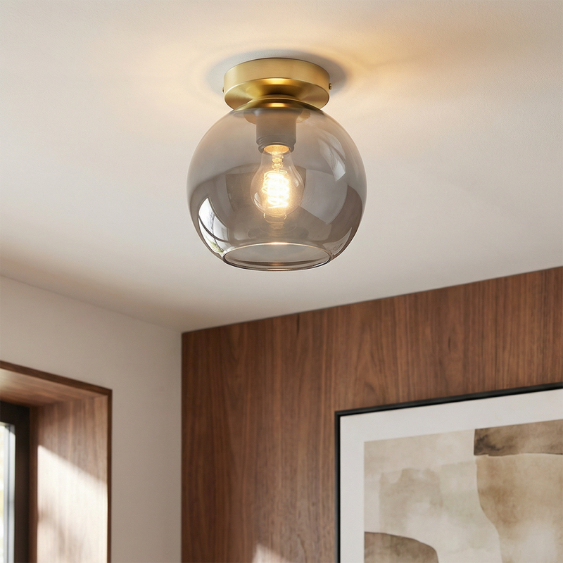Plafonnier gris design, Giada