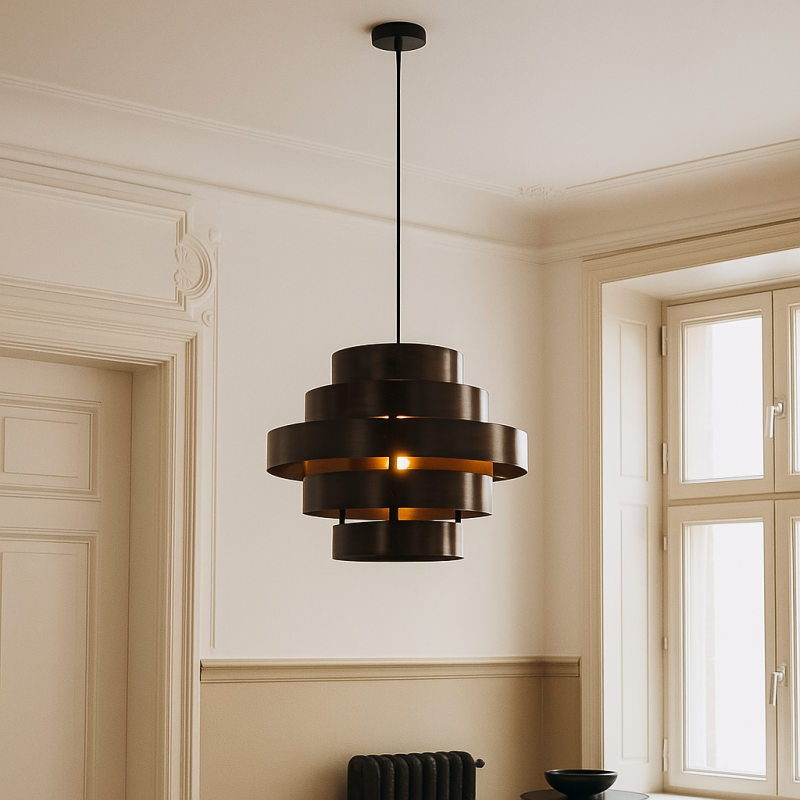 Suspension marronne rustique, Jana Suspension marronne rustique, Jana