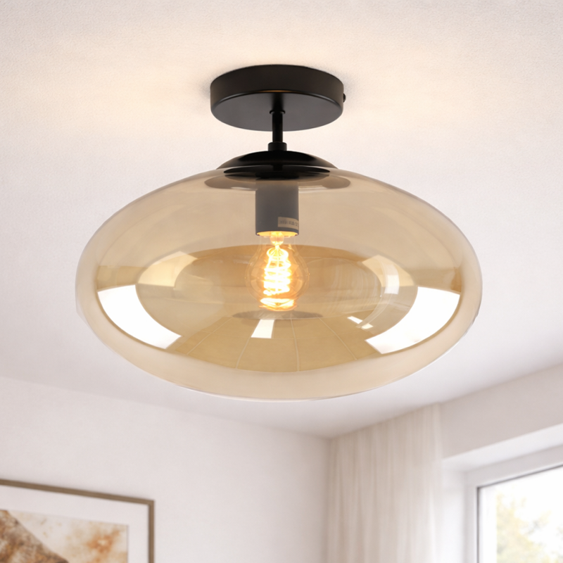Plafonnier ambre design, Kimi