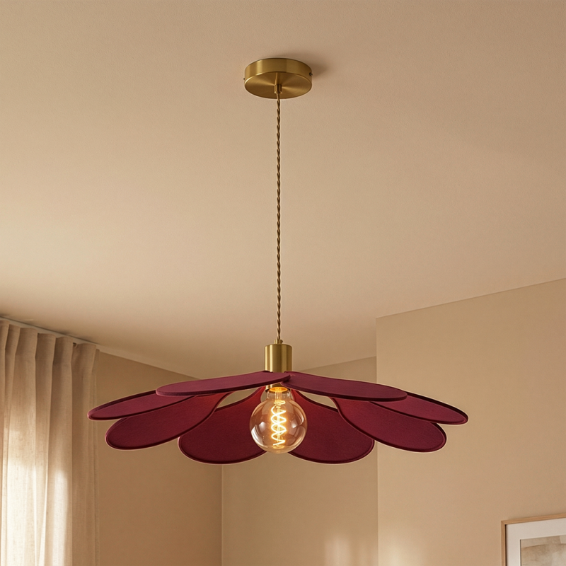 Suspension bordeaux rustique, Nena Suspension bordeaux rustique, Nena