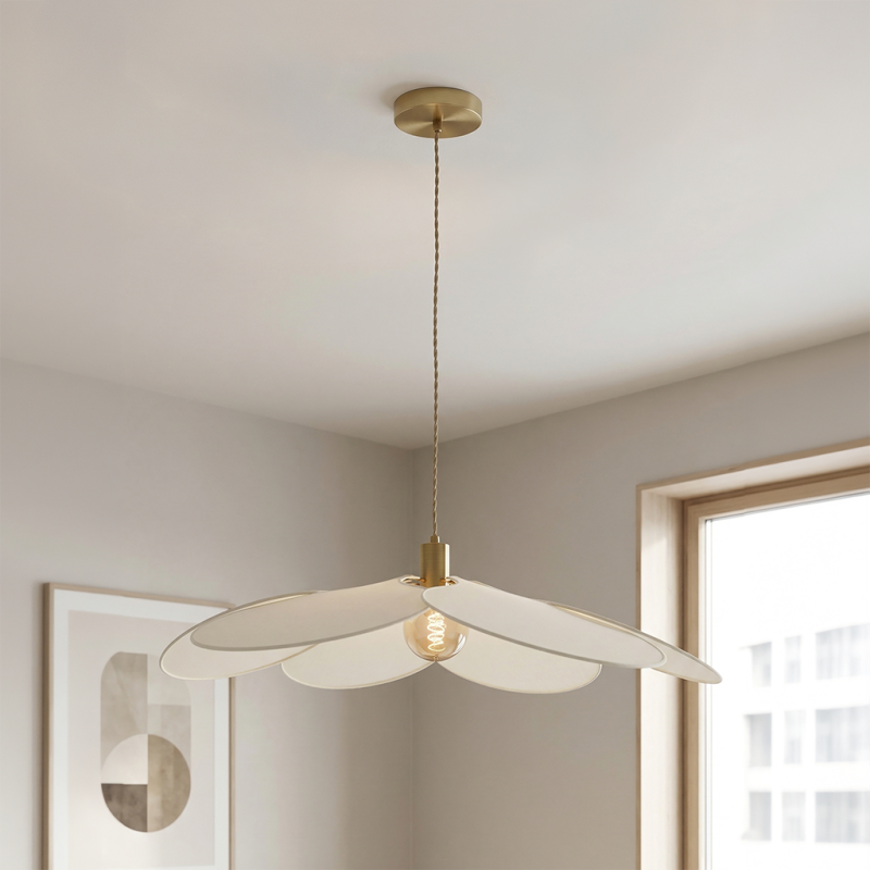 Suspension crème Japandi, Nena Suspension crème Japandi, Nena