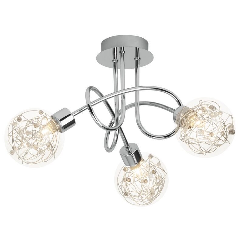 Spot plafond chromé design, Nessa Spot plafond chromé design, Nessa