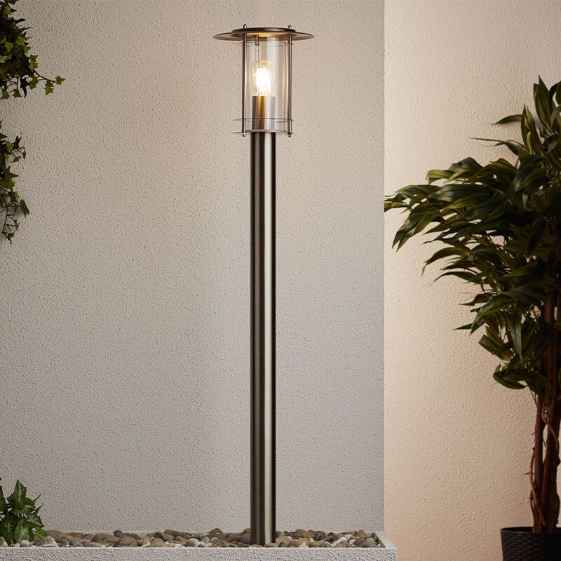 Luminaire extérieur chromé en métal, Shamayra, IP44 Luminaire extérieur chromé en métal, Shamayra, IP44