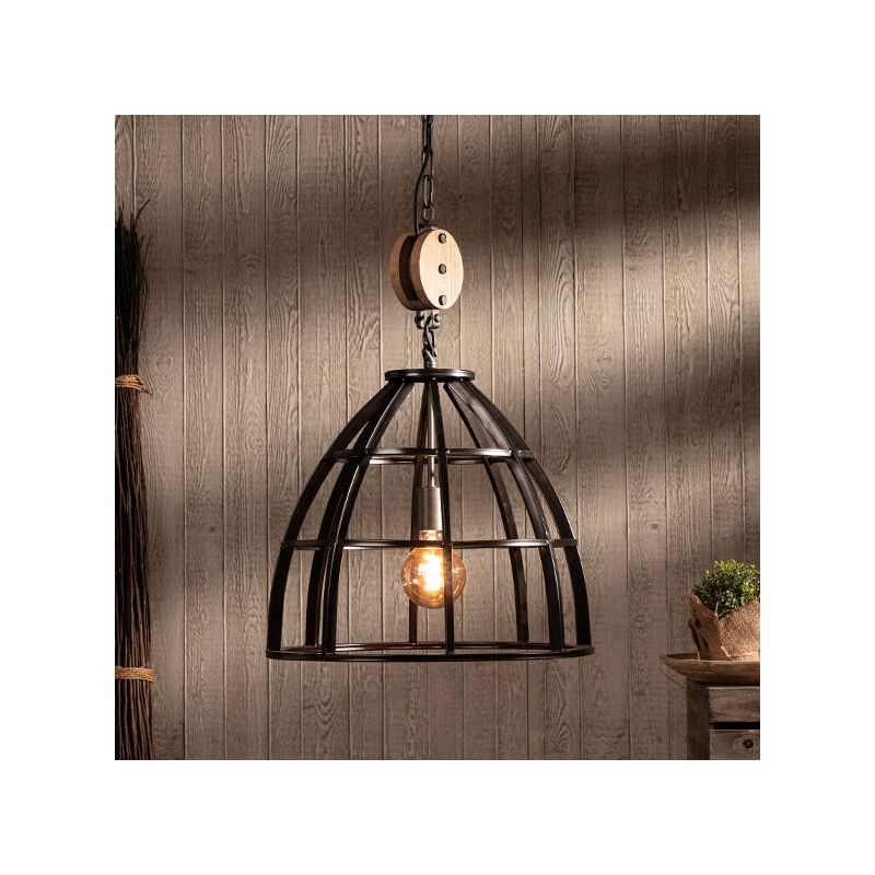 Suspension noire industrielle, Esmee Suspension noire industrielle, Esmee