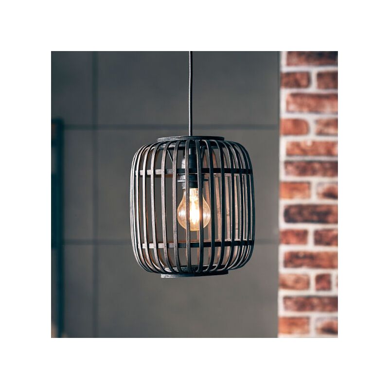 Suspension en bois noire, Brain