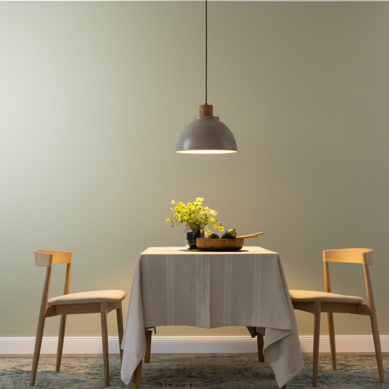 Suspension taupe rustique, Thalina