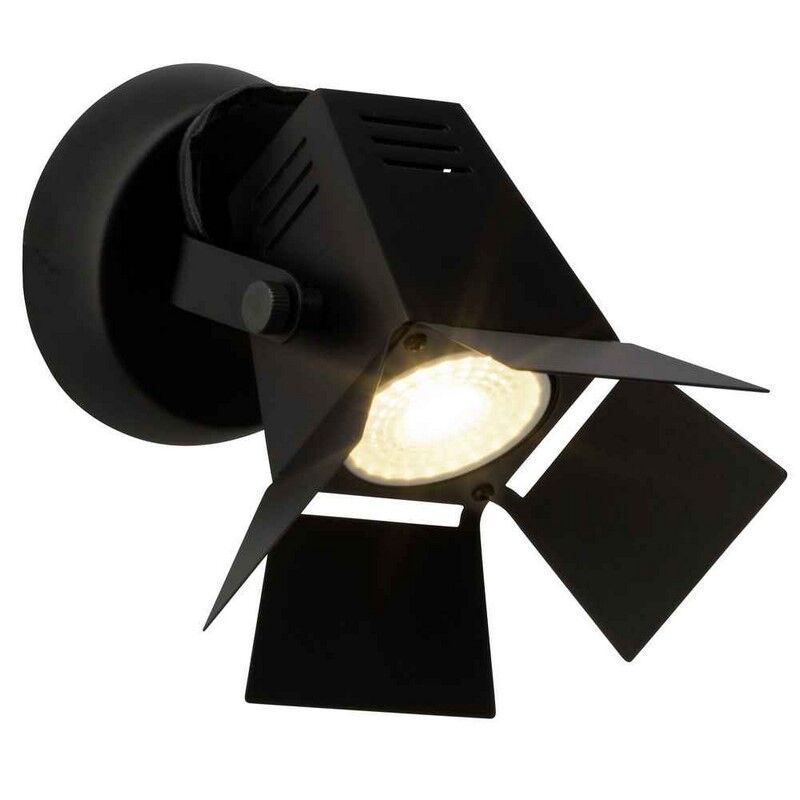Spot plafond noir industriel, Jowenna, 5W, 3000K LED Spot plafond noir industriel, Jowenna, 5W, 3000K LED